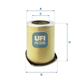 Фільтр повітряний UFI FILTERS 2728500