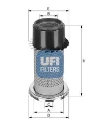 Фільтр повітряний UFI FILTERS 2732700