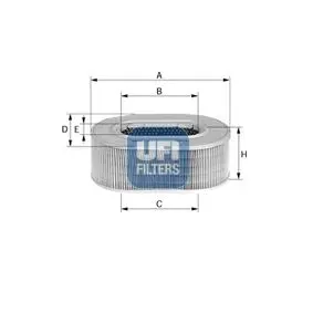 Фільтр повітряний UFI FILTERS 2742700