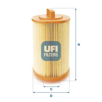Фільтр повітряний UFI FILTERS 27.486.00