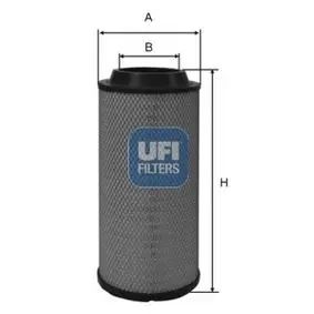 Фільтр повітряний UFI FILTERS 2751000