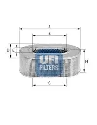 Фільтр повітряний UFI FILTERS 27.604.00