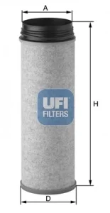 Фільтр повітряний UFI FILTERS 2764600