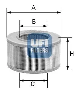 Фільтр повітряний UFI FILTERS 2771500