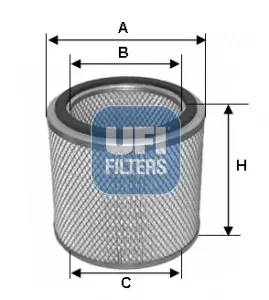 Фільтр повітряний UFI FILTERS 2772400