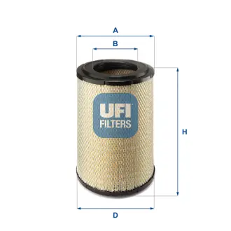 Фільтр повітряний UFI FILTERS 2773600
