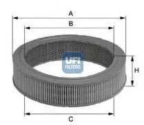 Фільтр повітряний UFI FILTERS 2774000