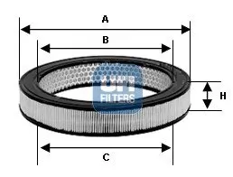 Фільтр повітряний UFI FILTERS 2775000