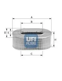 Фільтр повітряний UFI FILTERS 2783100