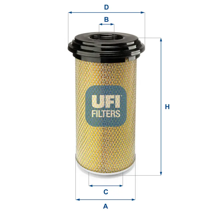 Фільтр повітряний UFI FILTERS 2788900 (фото 1)
