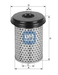 Фільтр повітряний UFI FILTERS 2789100