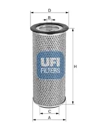 Фільтр повітряний UFI FILTERS 2797100