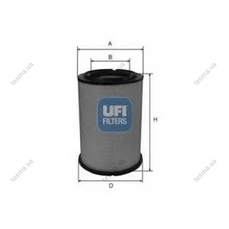 Фильтр воздушный UFI FILTERS 27A0200 (фото 1)