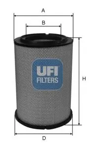 Фильтр воздушный UFI FILTERS 27A0500