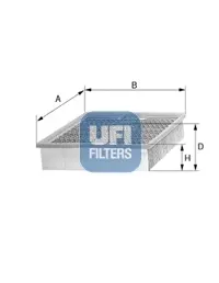 Фільтр повітряний UFI FILTERS 30.040.00