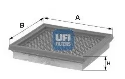 Фільтр повітряний UFI FILTERS 3016000