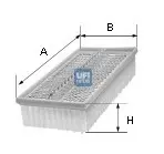 Фільтр повітряний UFI FILTERS 30.498.00