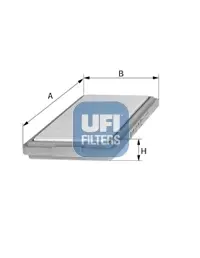 Фільтр повітряний UFI FILTERS 3081500