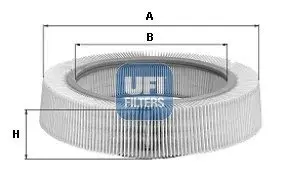 Фільтр повітряний UFI FILTERS 30.896.00
