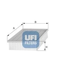 Повітряний фільтр UFI FILTERS 3099700