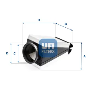 Фільтр повітряний UFI FILTERS 30.B87.00