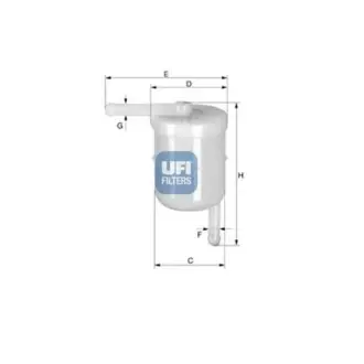 Фільтр паливний UFI FILTERS 3100300