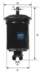 Фильтр топливный UFI FILTERS 3151600