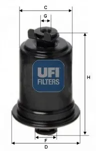 Фільтр паливний UFI FILTERS 3152200