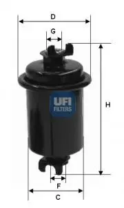 Фільтр паливний UFI FILTERS 3154900