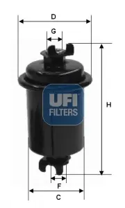 Фільтр паливний UFI FILTERS 3155000