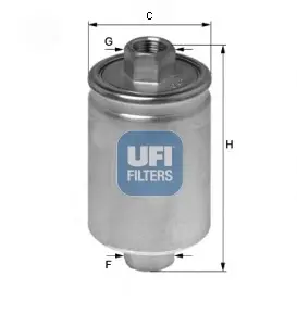 Фільтр паливний UFI FILTERS 3156400