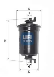 Фільтр паливний UFI FILTERS 3163500