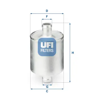 Фільтр паливний UFI FILTERS 31.836.00