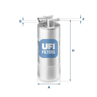 Фільтр паливний UFI FILTERS 31.953.00