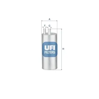 Фільтр паливний UFI FILTERS 31A3800