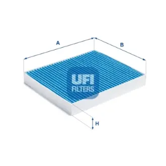 Фильтр салона, угольный антибактериальный UFI FILTERS 34.114.00