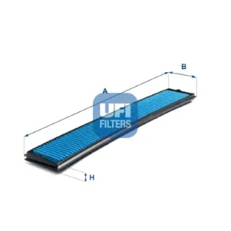 Фільтр салону, вугільний антибактеріальний UFI FILTERS 34.121.00