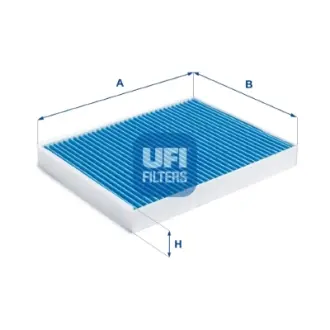 Фільтр салону, вугільний антибактеріальний UFI FILTERS 34.148.00