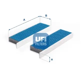 Фільтр салону, вугільний антибактеріальний UFI FILTERS 34.172.00