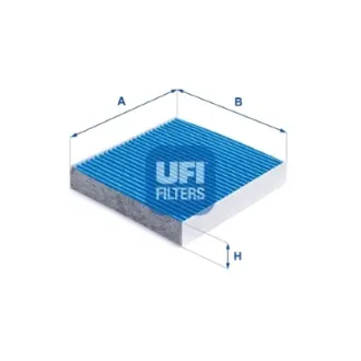 Фільтр салону, вугільний антибактеріальний UFI FILTERS 34.227.00
