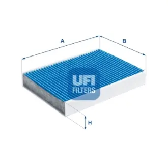 Фільтр салону, вугільний антибактеріальний UFI FILTERS 34.234.00