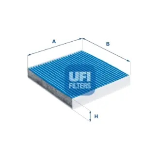 Фільтр салону, вугільний антибактеріальний UFI FILTERS 34.266.00