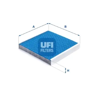 Фільтр салону, вугільний антибактеріальний UFI FILTERS 34.282.00