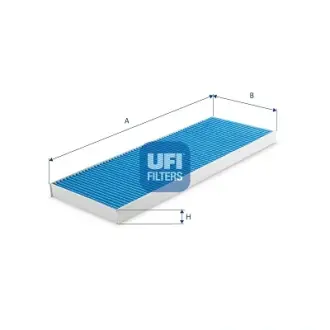 Фільтр салону, вугільний антибактеріальний UFI FILTERS 34.453.00