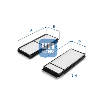 Фільтр салону UFI FILTERS 53.120.00