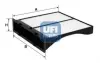 Фільтр салону UFI FILTERS 53.329.00 (фото 1)