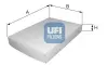 Фільтр салону UFI FILTERS 53.331.00 (фото 1)