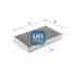 Фільтр салону range rover sport 05-. landrover discovery 04- вугільний (вир-во ufi) (СПЕЦВИКУП) UFI FILTERS 5415500 (фото 1)