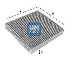 Фiльтр салону UFI FILTERS 54.165.00
