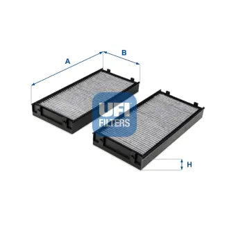 Фiльтр салону UFI FILTERS 54.243.00